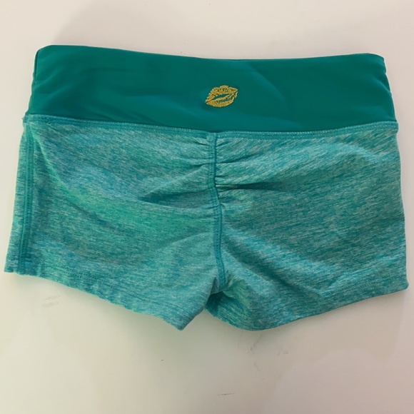 California Kisses Girls Dance Aqua Marine Shorts sz M - Picture 2 of 3
